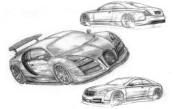 Fab Design Bugatti Veyron Sketch