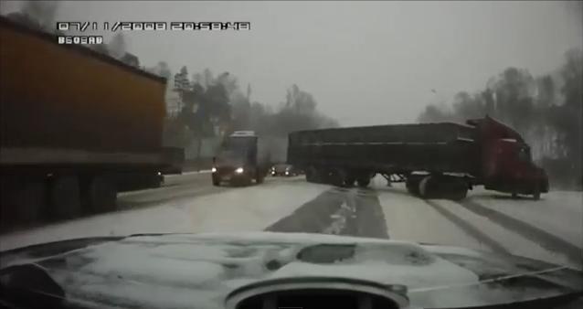 Videos with Snow, Trucks and Lucky Drivers