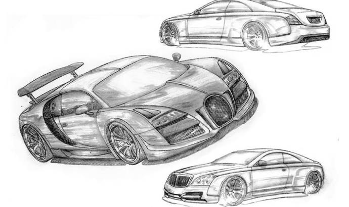 Fab Design Bugatti Veyron Sketch