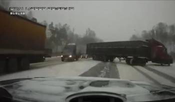 Videos with Snow, Trucks and Lucky Drivers