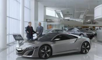Acura NSX Super Bowl Ad Featuring Jerry Seinfeld and Jay Leno