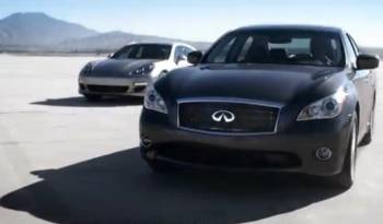 Commercial: 2012 Infiniti M35h vs Porsche Panamera S Hybrid