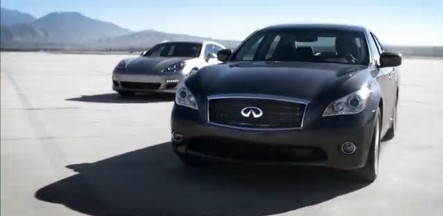 Commercial: 2012 Infiniti M35h vs Porsche Panamera S Hybrid