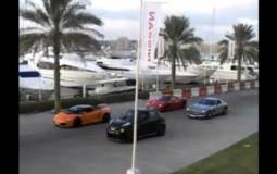 Nissan Juke R vs Lamborghini Gallardo, Ferrari 458 and Mercedes SLS AMG