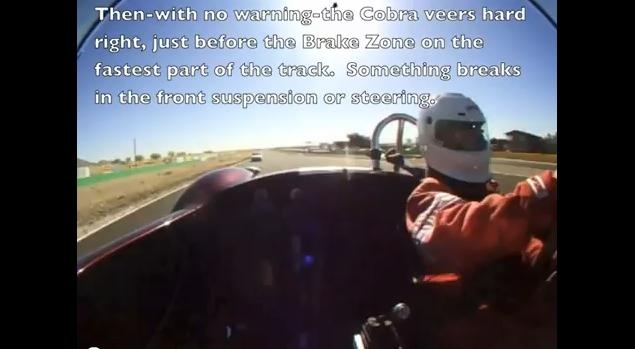 Shelby Cobra Crash at 130 mph