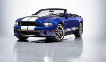 2013 Ford Shelby GT500 Convertible Revealed Debuts in Chicago