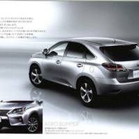 2013 Lexus RX Facelift Leaked