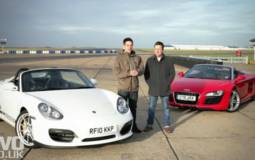 Audi R8 Spyder V8 vs Porsche Boxster Spyder: Which is Faster?