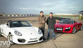 Audi R8 Spyder V8 vs Porsche Boxster Spyder: Which is Faster?