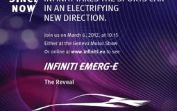 Infiniti Emerg-E Concept Heading to Geneva