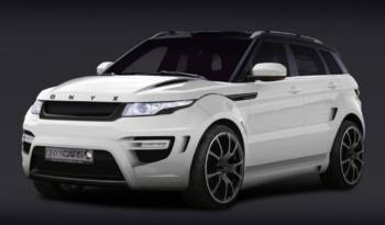 Onyx Concept Range Rover Evoque