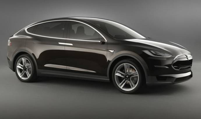 Tesla Model X Crossover Revealed