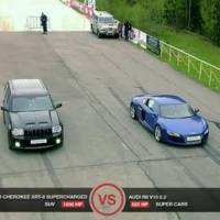 1000 HP Jeep Grand Cherokee vs R8, GTR and X6M