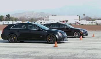 Cadillac CTS-V vs Mercedes E63 AMG