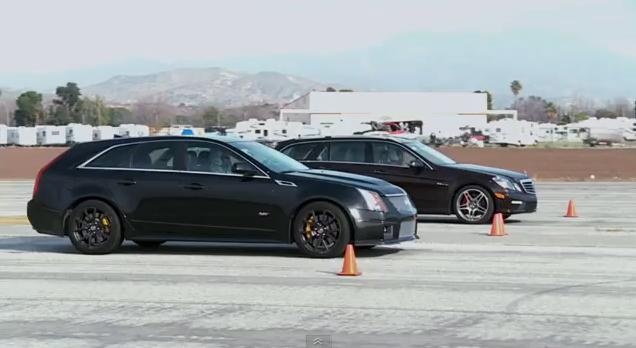 Cadillac CTS-V vs Mercedes E63 AMG