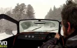 Caterham Supersport Driven on Snow
