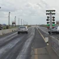 Lucky Nissan GTR Avoids Crashing Side Walls