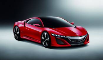 Acura NSX Concept in Red