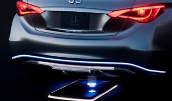 Infiniti LE Pure-Electric Concept Previewed Ahead of NY Debut