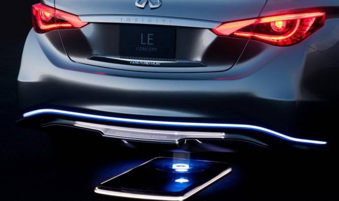 Infiniti LE Pure-Electric Concept Previewed Ahead of NY Debut