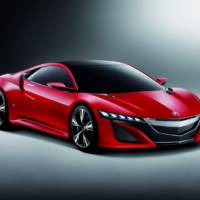 Acura NSX Concept in Red