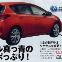 2013 Toyota Auris Leaked Photos