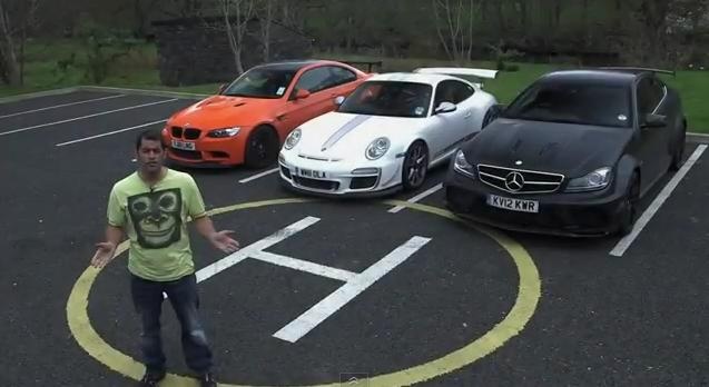 Mercedes C63 AMG Black Series vs BMW M3 GTS vs Porsche GT3 RS 4.0