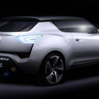 2012 Ssangyong e-XIV - first sketches of a future electric crossover