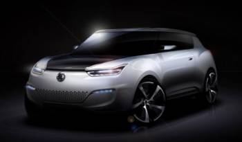 2012 Ssangyong e-XIV - first sketches of a future electric crossover