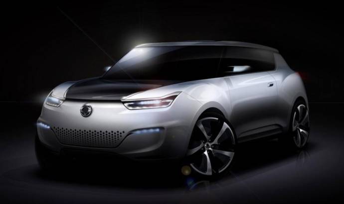 2012 Ssangyong e-XIV - first sketches of a future electric crossover
