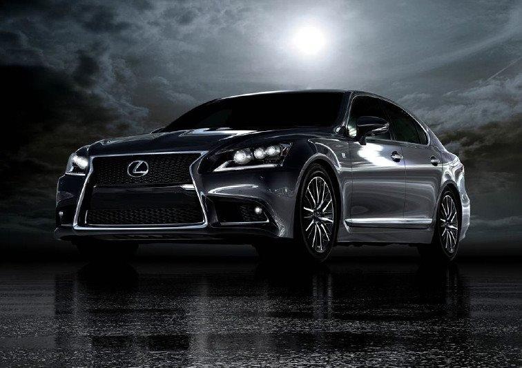 2013 Lexus LS 600h F-Sport and a future concept