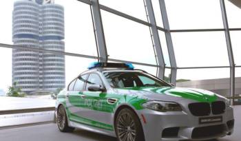 BMW M5 police car - the new Autobahn enforcer