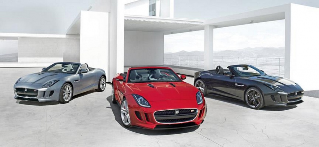 First photo with the 2013 Jaguar F-Type