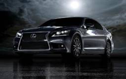 2013 Lexus LS 600h F-Sport and a future concept