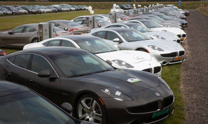 Fisker sets two electric vehicle world records