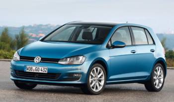 2013 Volkswagen Golf, priced from 16.330 pounds in UK