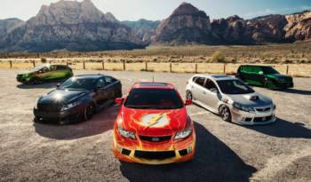 Justice League of superhero cars made by Kia landed at the SEMA Show