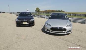 Video: Tesla Model S vs BMW M5