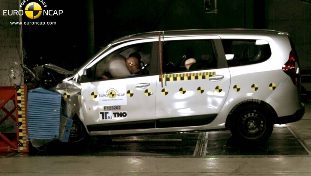 2012 Dacia Lodgy, rated only 3 stars in EuroNCAP tests