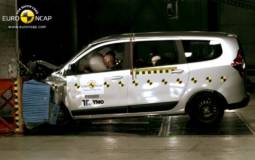 2012 Dacia Lodgy, rated only 3 stars in EuroNCAP tests