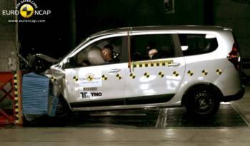 2012 Dacia Lodgy, rated only 3 stars in EuroNCAP tests