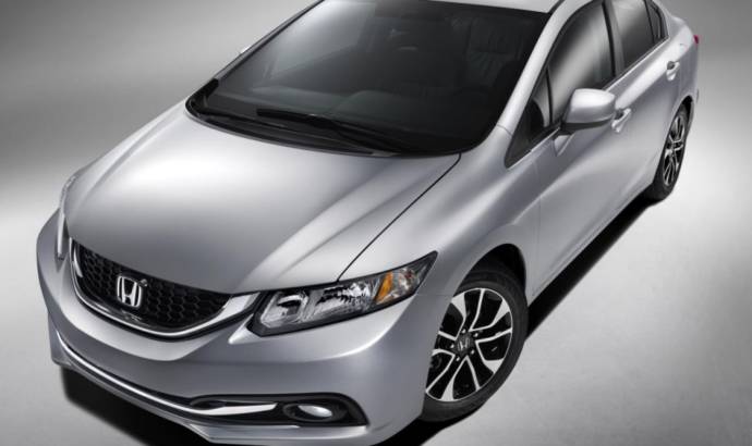 2013 Honda Civic sedan facelift - first images and details