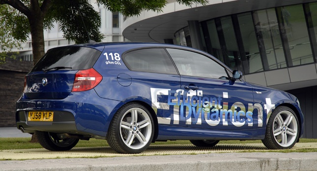 BMW 116d EfficientDynamics achieved 103 mpg (2.7l/100 km) at 2012 RAC Future Car Challenge