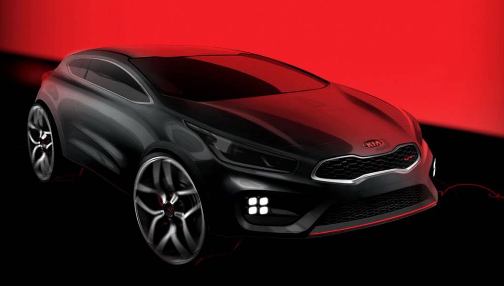Kia unveils first Pro-ceed GT sketch