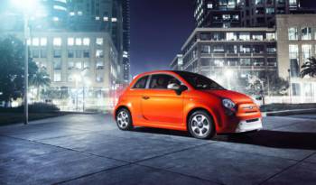 2013 Fiat 500e - first official photos of the electric mini