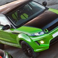 2013 Kahn Range Rover Evoque RS250 in Lamborghini Greean Pearl finish