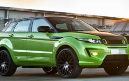 2013 Kahn Range Rover Evoque RS250 in Lamborghini Greean Pearl finish