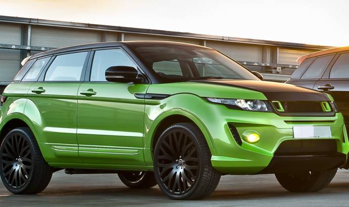 2013 Kahn Range Rover Evoque RS250 in Lamborghini Greean Pearl finish