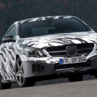 First official spy photos of the Mercedes CLA and CLA 45 AMG