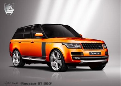 Hofele Design 2013 Range Rover tuning kit is called Royster GT500